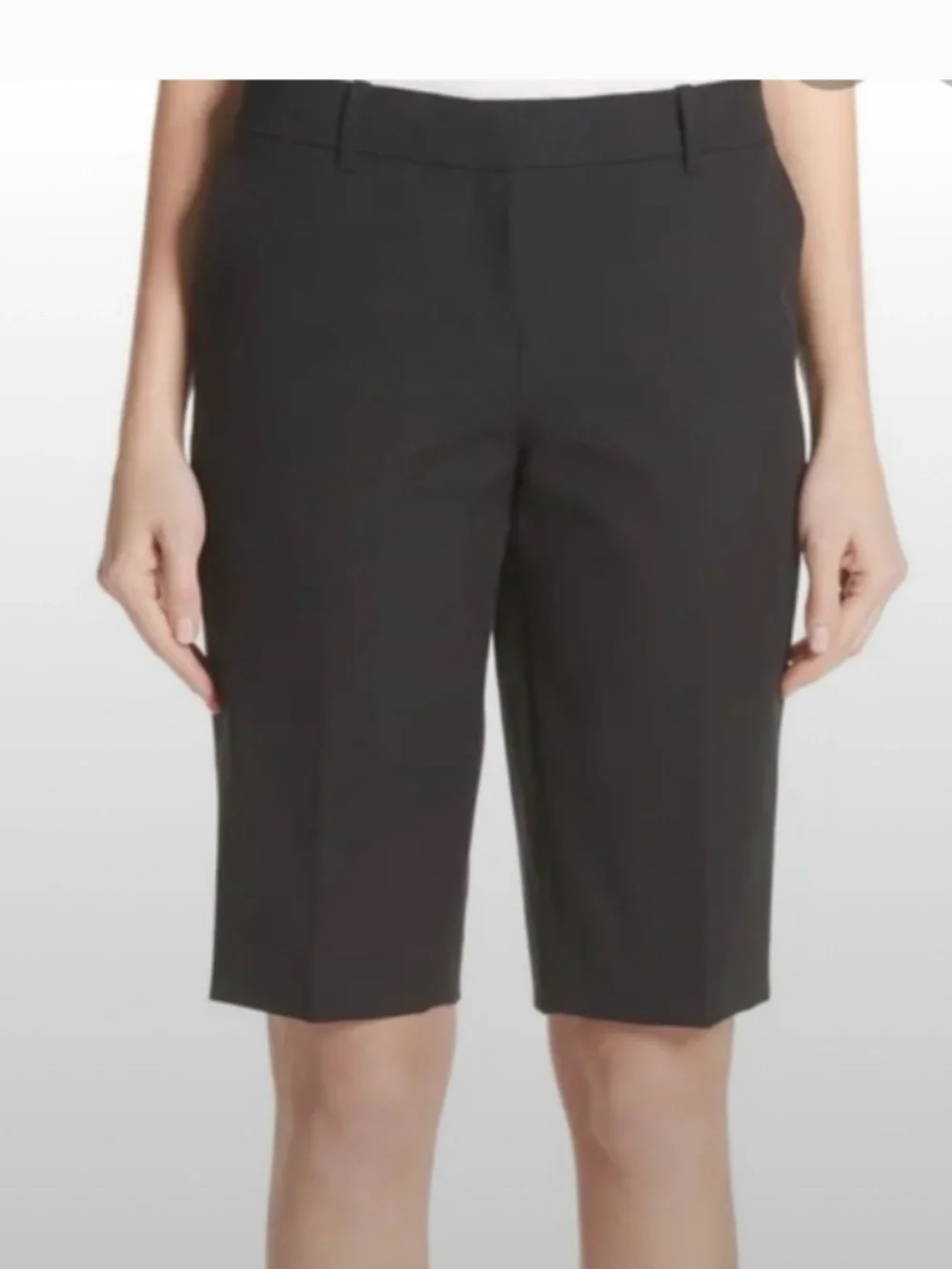 Lafayette 148 Black Bermuda Shorts Sz‎ 8